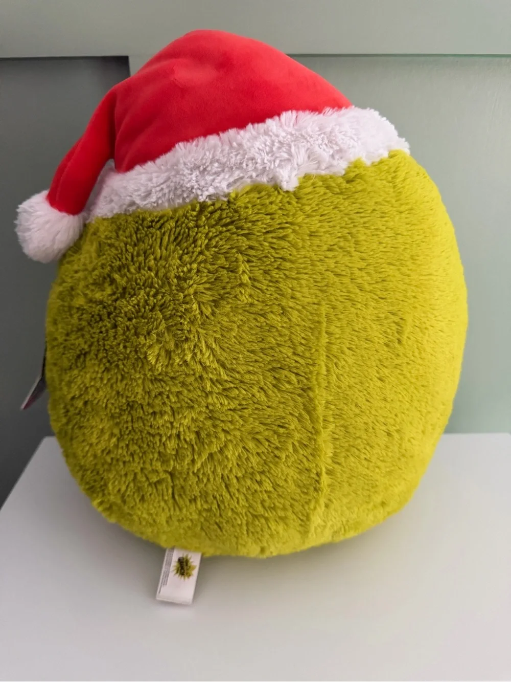 Squishmallows Fuzz-A-Mallows Grinch Green Plush with Santa Hat 2024